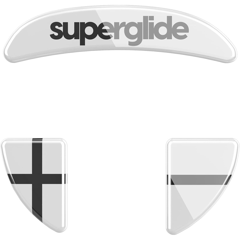 image:imagePulsar Gaming Gears Superglide  Fastest and Smoothest Mouse FeetSkates Made with Ultra Strong Flawless Glass Super Fast Smooth and Durable Sole for Xtrfy MZ1 Wireless  UltraFast Smooth Glide UltraLow Friction Durable Aluminosilicate Glass Polished Rounded Edges Precise Tracking