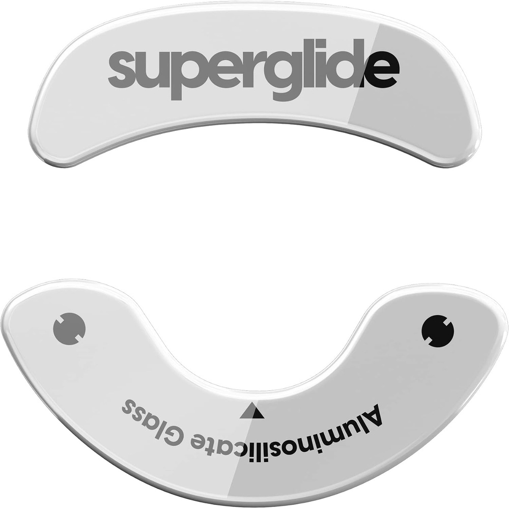 image:imagePulsar Gaming Gears Superglide TypeS Mouse Skates for XM1r White  UltraFast Smooth Glide UltraLow Friction Durable Aluminosilicate Glass Polished Rounded Edges Precise Tracking