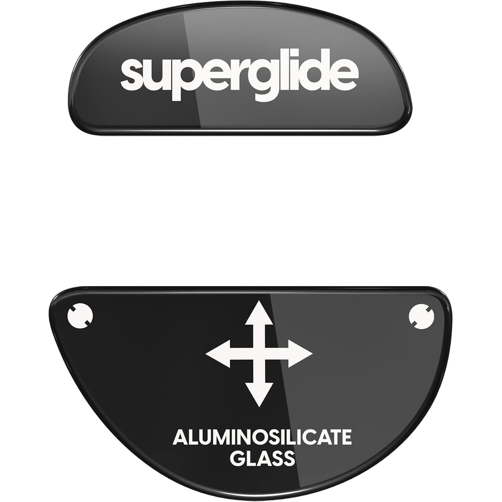 image:imagePulsar Gaming Gears Superglide TypeS Mouse Skates for Zowie EC Black  UltraFast Smooth Glide UltraLow Friction Durable Aluminosilicate Glass Polished Rounded Edges Precise Tracking