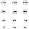 image:imageSuperglide Glass Mouse Skates  Consistent Controllable Glide Polished Round Edge Super Balanced Gaming Mouse Feet with Durable Sole for Universal 6mm  9mm 12pcs TypeC WhiteWhite