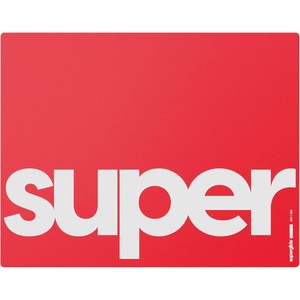 Pulsar – Superglide Premium Glass Mouse Pad XXL ALUMINO-Silicate Glass Surface Anti-Slip Fully Molded high-Density Silicone Rubber 38.5in x 16.5in (XXL, Black) | Premium glass gaming mousepad made with a durable aluminosilicate glass surface and a molded high-density silicone base(Red)