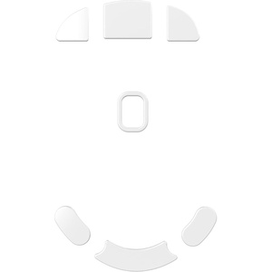 Pulsar Gaming Gears – PTFE Mouse Feet for Xlite Series Wireless Mice Premium Skate 0.6mm (Control, White)(White)