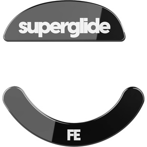 Pulsar Gaming Gears Superglide Type-S Mouse Skates for Xlite, Black | Ultra-Fast Smooth Glide, Ultra-Low Friction, Durable Aluminosilicate Glass, Polished Rounded Edges, Precise Tracking(Black)