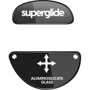 Pulsar Gaming Gears Superglide Type-S Mouse Skates for Zowie EC, Black | Ultra-Fast Smooth Glide, Ultra-Low Friction, Durable Aluminosilicate Glass, Polished Rounded Edges, Precise Tracking