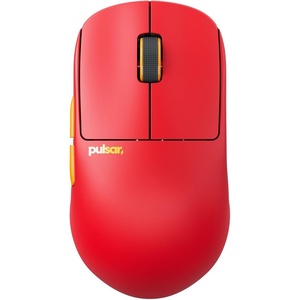 Pulsar Gaming Gears X2 Crazylight Wireless Gaming Mouse, Ultra Lightweight 1.27 oz (36g), Optical Switch, 32000 DPI, 750 IPS, XS-1 Sensor, 8k Compatible (Boardzy Edition)(Volcano)