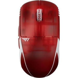 Pulsar Gaming Gears X2 Crazylight Wireless Gaming Mouse, Ultra Lightweight 1.27 oz (36g), Optical Switch, 32000 DPI, 750 IPS, XS-1 Sensor, 8k Compatible (Boardzy Edition)(T1 Edition (Red))