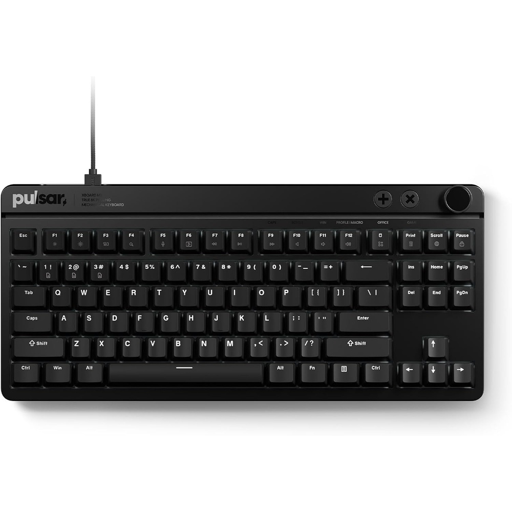image:imagePulsar Gaming Gears Xboard MS TKL Gaming Keyboard 80 ANSI Black  Tenkeyless mechanical gaming keyboard designed for speed precision and daily use